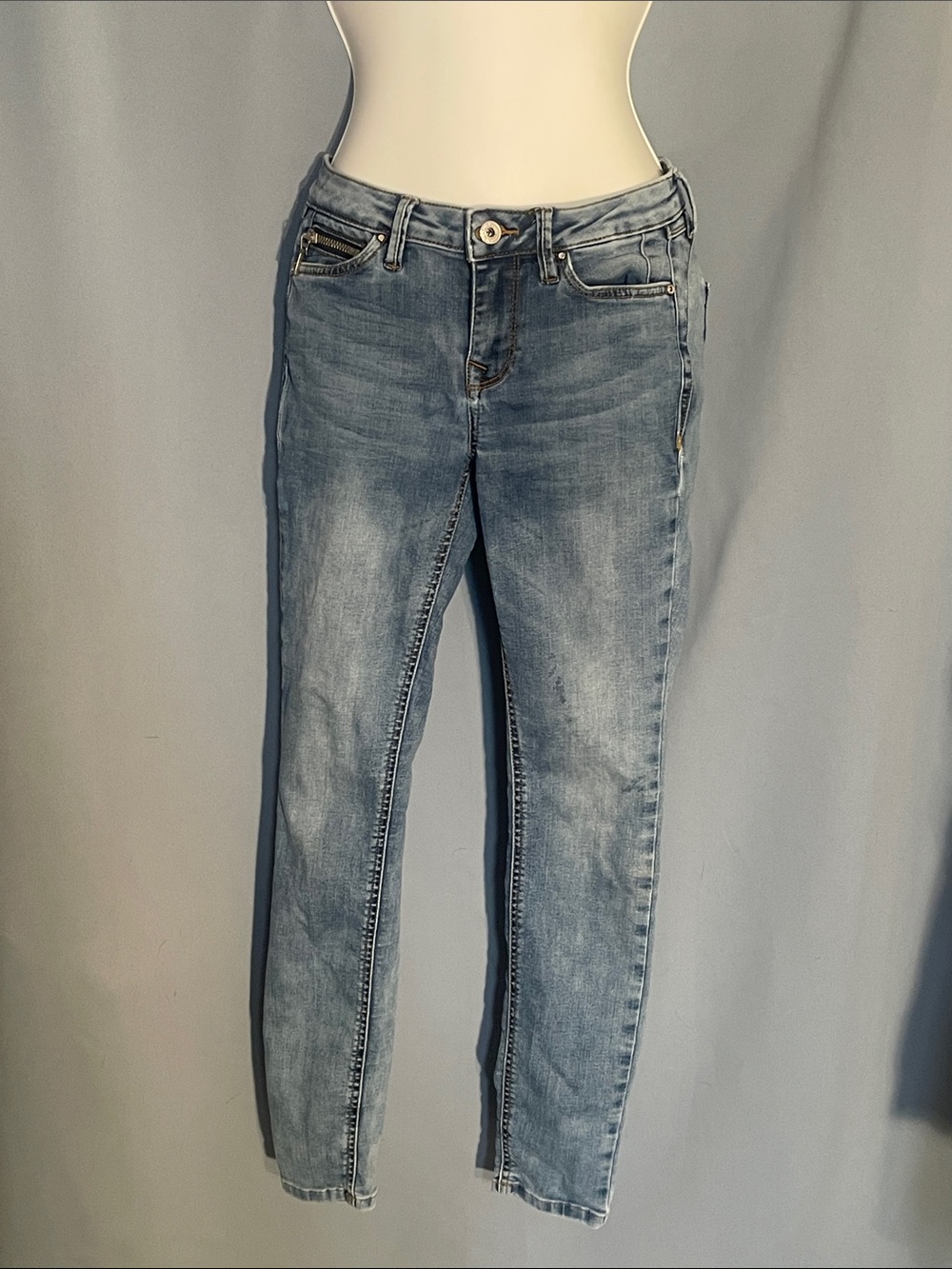 Light Blue Womens Stretch Jeans
